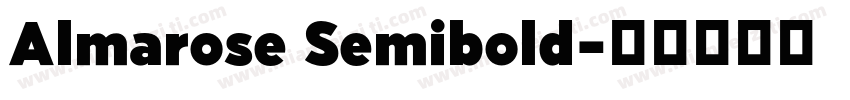 Almarose Semibold字体转换